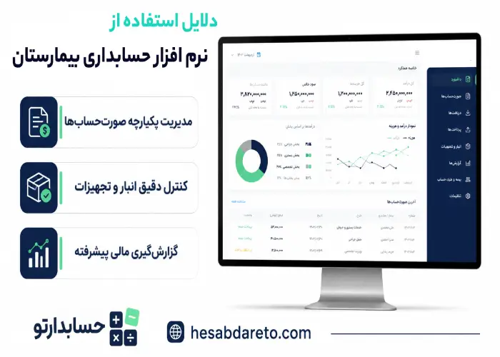 دلایل استفاده از نرم افزار حسابداری بیمارستان