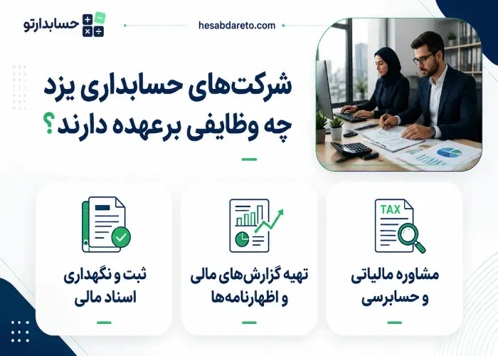 شرکت هاي حسابداري چه وظايفي بر عهده دارند؟
